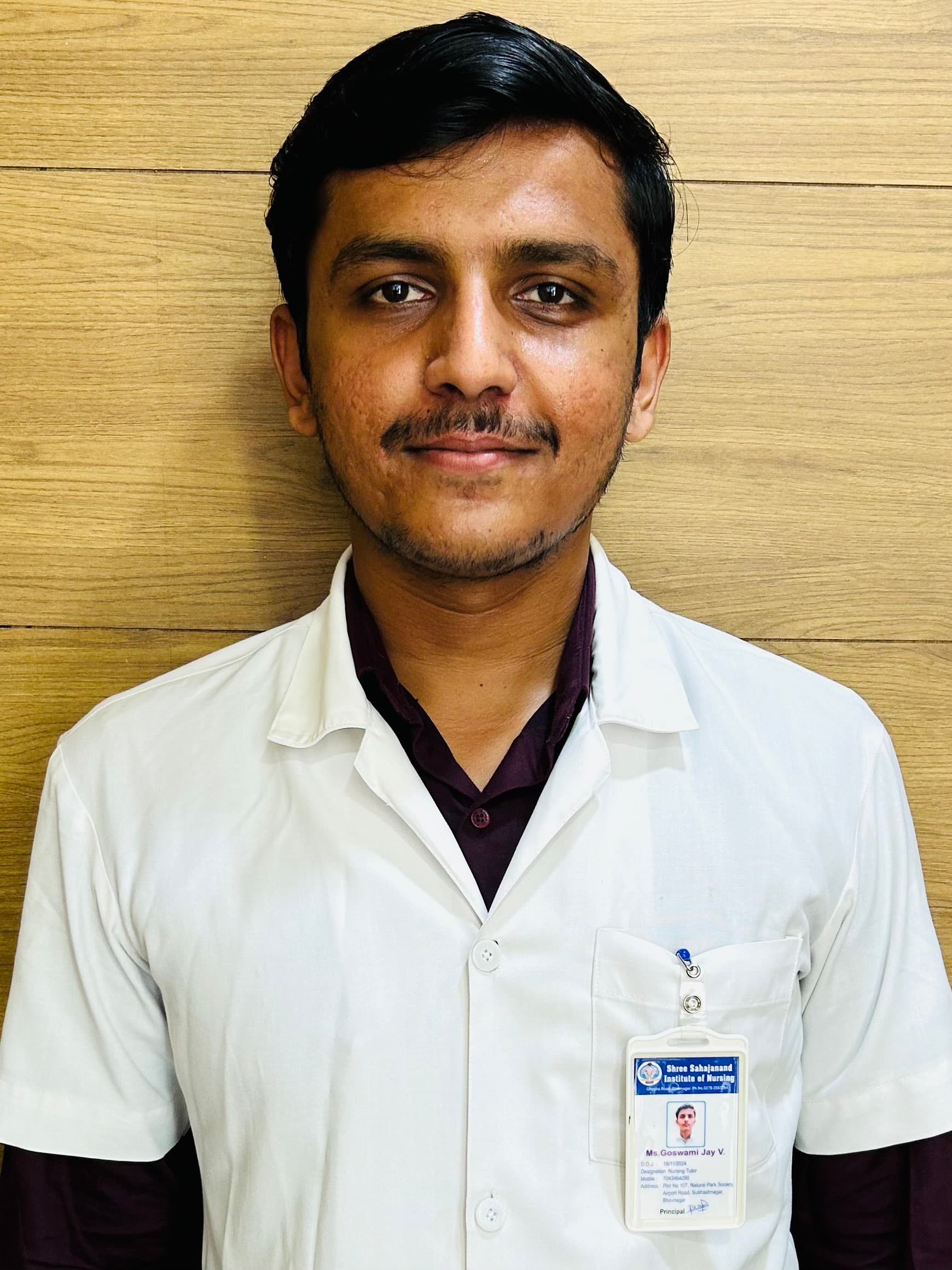 MR. JAY VIJAYBHARTHI GOSWAMI