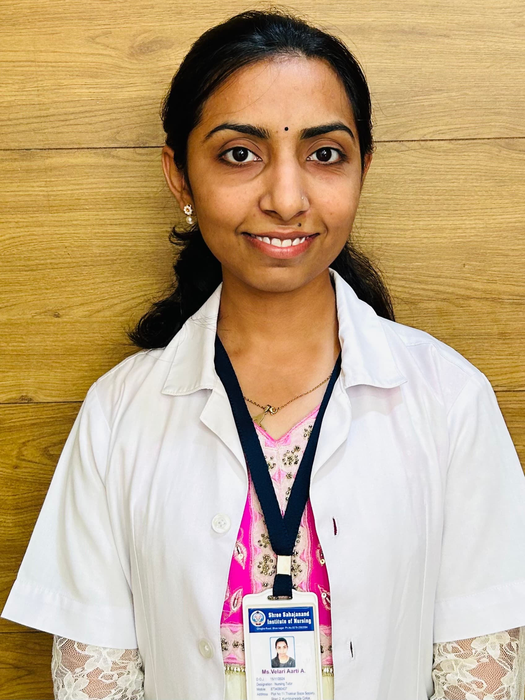 MS. AARTI ARVINDBHAI VELARI