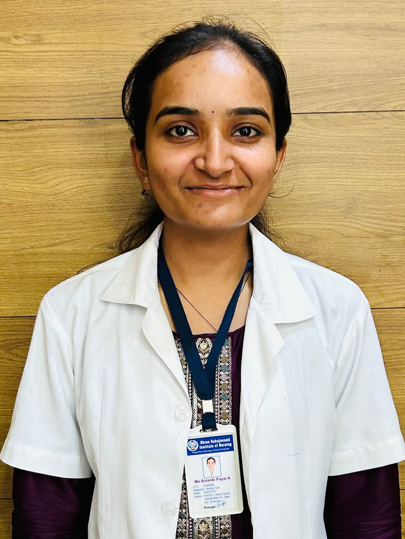 MS. PAYAL ANILBHAI SOLANKI