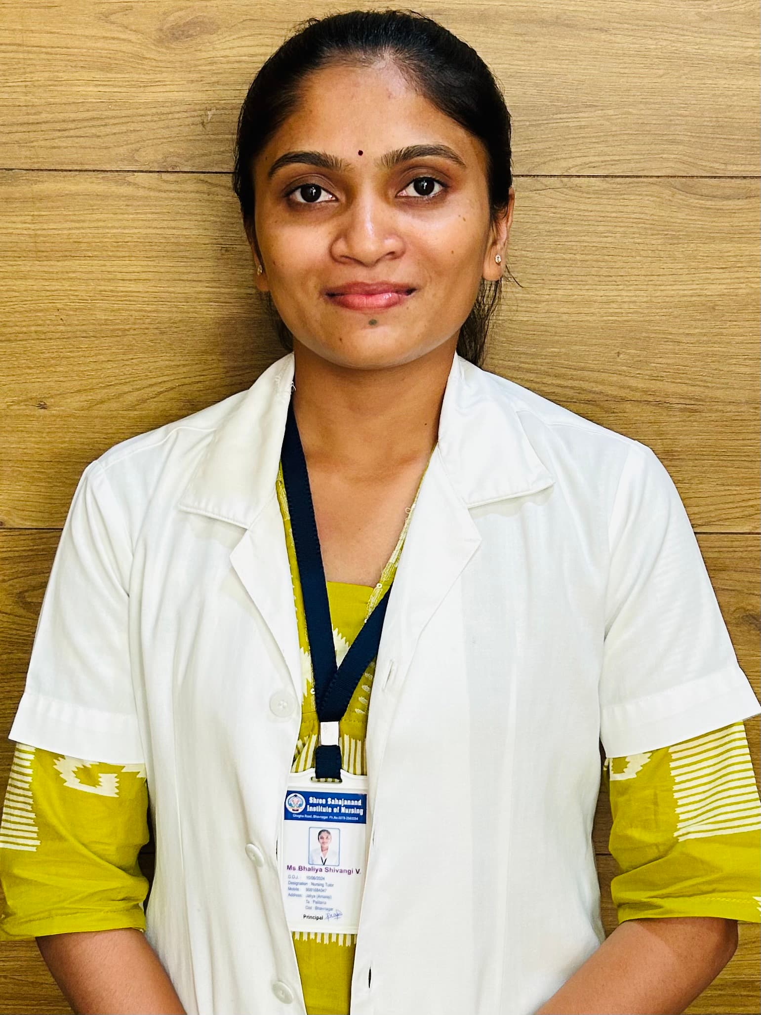 MS. SHIVANGI VALLABHBHAI BHALIYA
